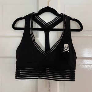 Lululemon X soulcycle black sports bra